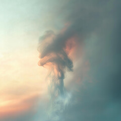 Poster - Abstract_representation_of_rising_smoke