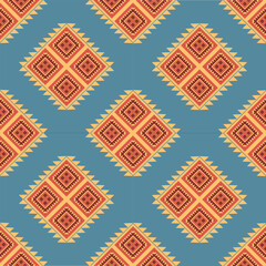 Wall Mural - Vintage Ethnic abstract pattern tribal seamless.