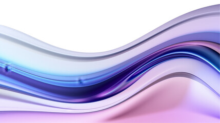 Poster - Abstract purple and blue wave background.