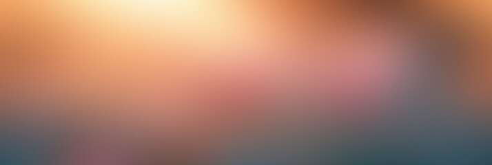 Aufkleber - Soft, blurred colors merge, creating an abstract background resembling a serene sunset over tranquil waters