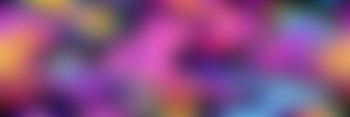 Poster - A colorful abstract composition showcases a smooth gradient of pink, purple, and yellow shades, creating a visually captivating atmosphere