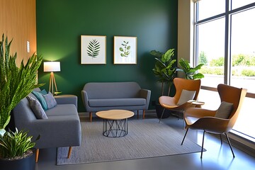 Sticker - modern living room