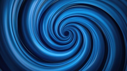 Poster - Abstract blue spiral background, swirling pattern. Modern art and design concept