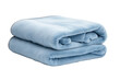 © ItziesDesign - Cozy blue blanket folded neatly, perfect for adding warmth and style to any room or outdoor setting.
