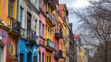 Buildings in Friedrichshain, Berlin