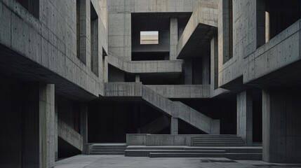 Monumental Neo Brutalist Architecture: Bold Concrete Structures Embodying Strength and Simplicity