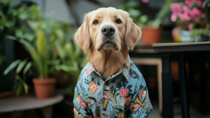 dog wear shirt