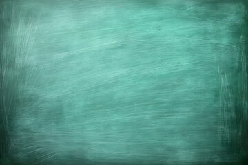 Wall Mural - Green Chalkboard Background Texture