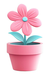 Wall Mural - PNG Flower petal plant pot