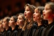 © Michael - Children's choir performs on stage in church