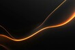 © Daria - Abstract shiny color gold wave light effect illustration. Magic golden luminous glow design element on dark background, orange and yellow luminosity,