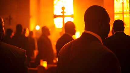 Quiet Church Prayer and Cross