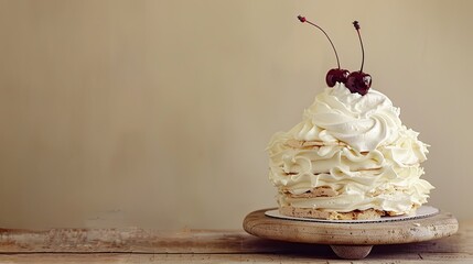 Poster - white chocolate cake