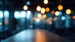 © CLOVER BACKGROUND - Blue Hour Glow: Abstract bokeh lights illuminate a sleek, modern interior, creating a moody and atmospheric ambiance.