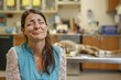 © Anastasiia S - A crying brunette woman sits in a veterinary clinic, in the background the body of a pet on the table in a veterinary clinic. Funeral concept. Final resting place for a departed soul.