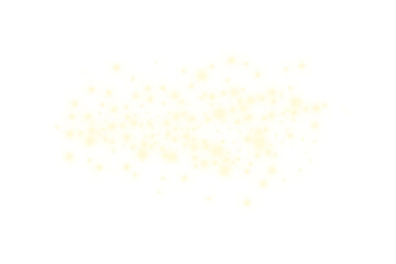 Gold star dust sparkles isolated on transparent background. Golden star dust light effect. Luxury event decoration design elements. Star light PNG
