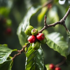 Poster - close up of acorns on tree