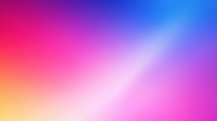 Wall Mural - Abstract Rainbow Gradient: A vibrant and dynamic abstract background with a gradient of pink, purple, blue, yellow and white colors, perfect for digital art, website design, and social media posts. 