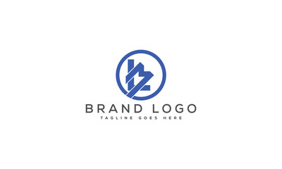 letter LM logo design vector template design for brand.