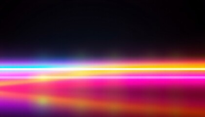 rainbow stripes with a neon glow effect each color band from red to violet illuminated with a bright