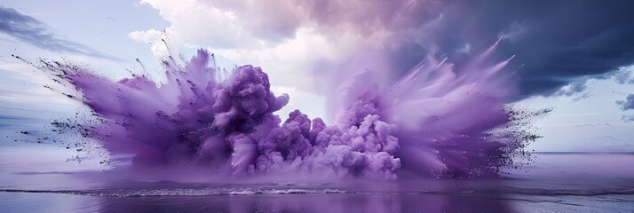 Wall Mural - purple abstract design concept 