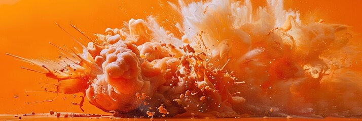 orange abstract design concept 