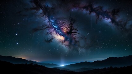 Wall Mural - northern lights aurora