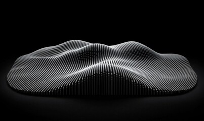 Abstract 3D Wave Form