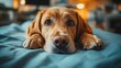 © Viktoryia - Post-Surgery Dog Resting on Operating Table in Veterinary Clinic, Recovering After Successful Procedure