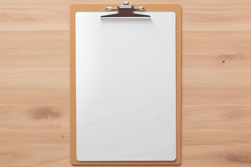 Poster - Clipboard's paper png mockup, transparent design