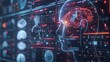 © kinara art design - A digital representation of the human brain with neural connections and data visualizations.