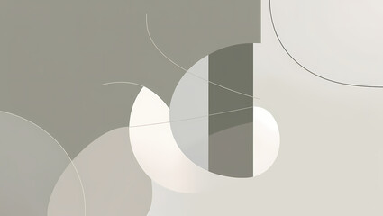 Wall Mural - elegant minimalism generative ai