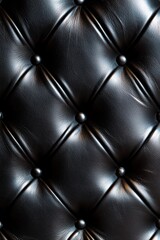 Poster - Tufted leather upholstery texture