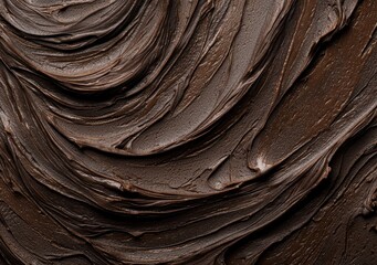 Wall Mural - Swirling chocolate texture background