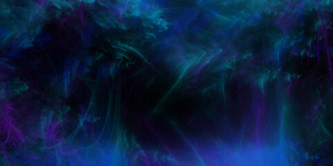 Wall Mural - red and blue cloudiness, mist or smog moves on black background. blurred vector texture of colored s