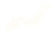 © HDESINER - Sparkling gold magical sparkle, glitter special light effect for cards. Abstract yellow stars dust trail sparkling particles on PNG