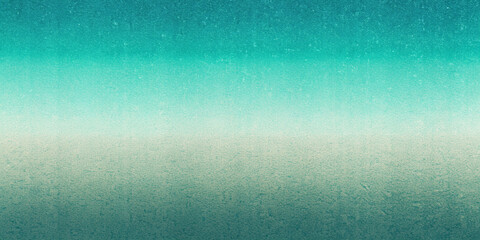 Wall Mural - A dark teal to soft mint gradient with a smooth, grainy texture.