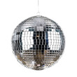 © PNG - Silver disco mirror ball isolated white background