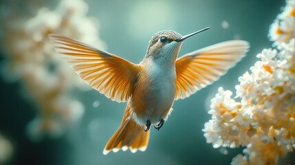 Poster - Hummingbird in Flight