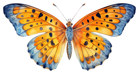 Wall Mural - Vibrant butterfly illustration art