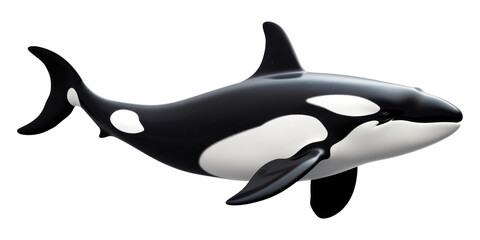 Poster - PNG Orca animal mammal whale.