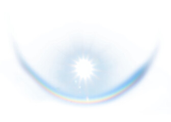 Sticker - PNG Sun rainbow sky sunlight.