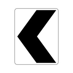 Wall Mural - Road sign icon. road sign glyph. sign board icon. street icon 