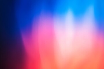 Wall Mural - An orange red blue black free form gradient background, a grainy texture, blurred color web banner design, and copy space are included