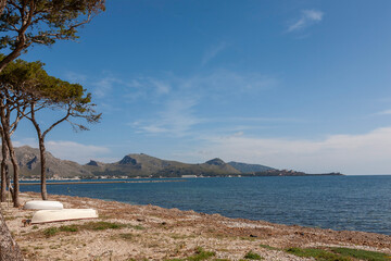 Sticker - Strand bei Puerto Pollenca