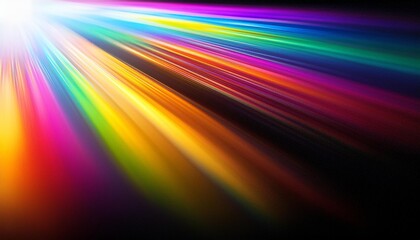 Poster - abstract grainy spectrum light effect