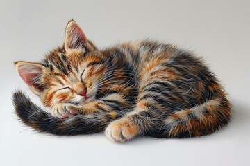 Poster - Sleeping Kitten