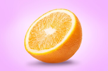 Sticker - Tasty fresh ripe juicy orange fruit