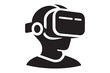 © The Finder - Virtual Reality Headset vector icon, designed in a 3D style as a VR Device concept.