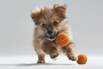 Canvas Print - Playful Puppy in Motion